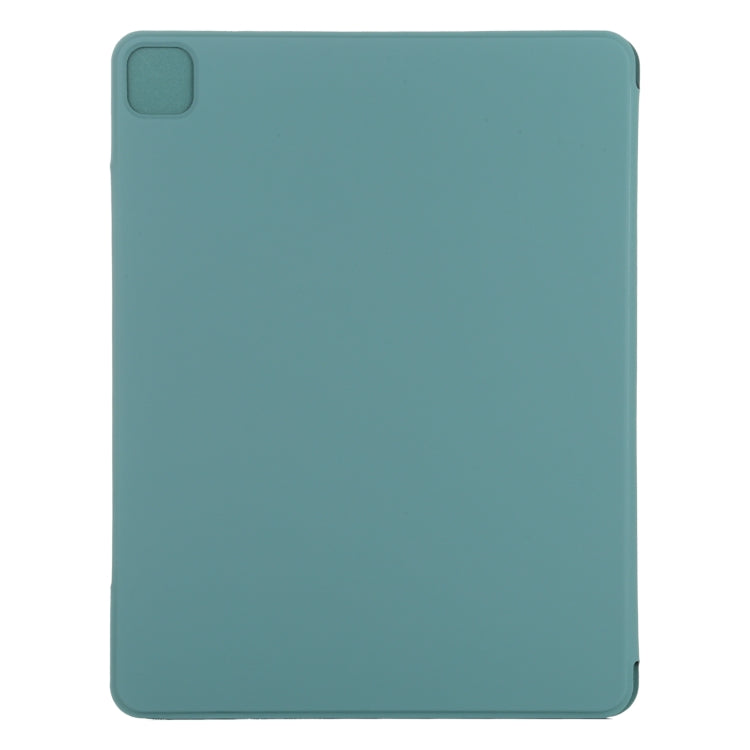 For iPad Pro 11 2022 / 2021 / 2020 / 2018 / Air 2020 10.9 Horizontal Flip Ultra-thin Fixed Buckle Magnetic PU Leather Tablet Case With Three-folding Holder & Sleep / Wake-up Function(Green) - iPad Pro 11 (2022/2021) Cases by buy2fix | Online Shopping UK | buy2fix