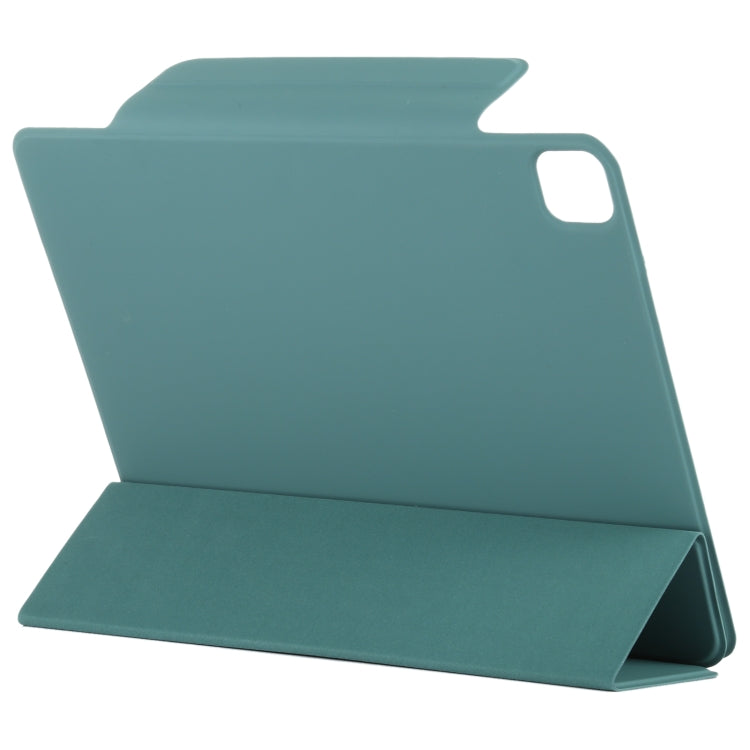 For iPad Pro 11 2022 / 2021 / 2020 / 2018 / Air 2020 10.9 Horizontal Flip Ultra-thin Fixed Buckle Magnetic PU Leather Tablet Case With Three-folding Holder & Sleep / Wake-up Function(Green) - iPad Pro 11 (2022/2021) Cases by buy2fix | Online Shopping UK | buy2fix