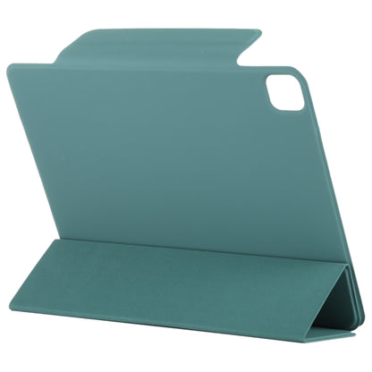 For iPad Pro 11 2022 / 2021 / 2020 / 2018 / Air 2020 10.9 Horizontal Flip Ultra-thin Fixed Buckle Magnetic PU Leather Tablet Case With Three-folding Holder & Sleep / Wake-up Function(Green) - iPad Pro 11 (2022/2021) Cases by buy2fix | Online Shopping UK | buy2fix