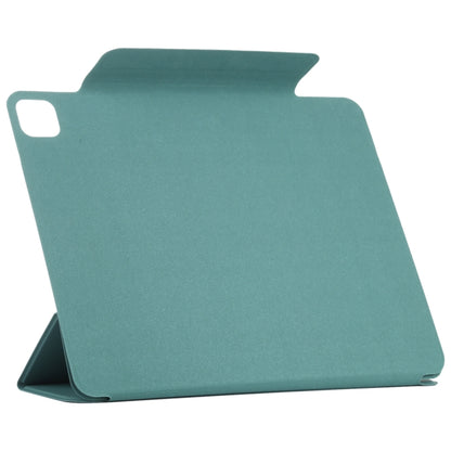 For iPad Pro 11 2022 / 2021 / 2020 / 2018 / Air 2020 10.9 Horizontal Flip Ultra-thin Fixed Buckle Magnetic PU Leather Tablet Case With Three-folding Holder & Sleep / Wake-up Function(Green) - iPad Pro 11 (2022/2021) Cases by buy2fix | Online Shopping UK | buy2fix