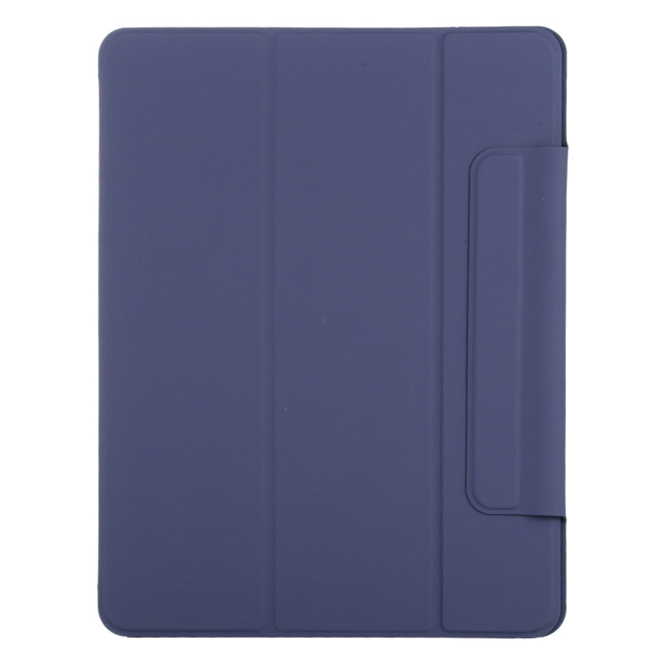 For iPad Pro 11 2022 / 2021 / 2020 / 2018 / Air 2020 10.9 Horizontal Flip Ultra-thin Fixed Buckle Magnetic PU Leather Tablet Case With Three-folding Holder & Sleep / Wake-up Function(Dark Blue) - iPad Pro 11 (2022/2021) Cases by buy2fix | Online Shopping UK | buy2fix