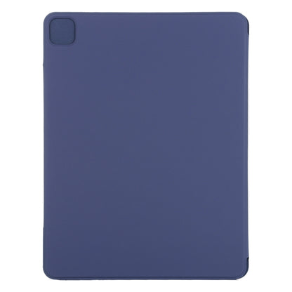 For iPad Pro 11 2022 / 2021 / 2020 / 2018 / Air 2020 10.9 Horizontal Flip Ultra-thin Fixed Buckle Magnetic PU Leather Tablet Case With Three-folding Holder & Sleep / Wake-up Function(Dark Blue) - iPad Pro 11 (2022/2021) Cases by buy2fix | Online Shopping UK | buy2fix