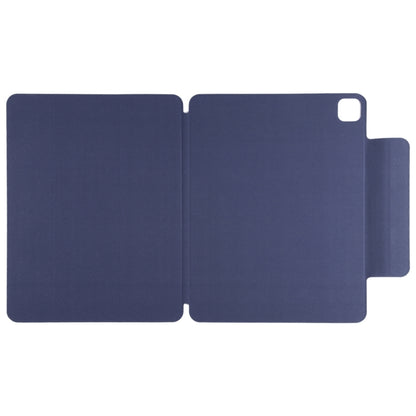 For iPad Pro 11 2022 / 2021 / 2020 / 2018 / Air 2020 10.9 Horizontal Flip Ultra-thin Fixed Buckle Magnetic PU Leather Tablet Case With Three-folding Holder & Sleep / Wake-up Function(Dark Blue) - iPad Pro 11 (2022/2021) Cases by buy2fix | Online Shopping UK | buy2fix