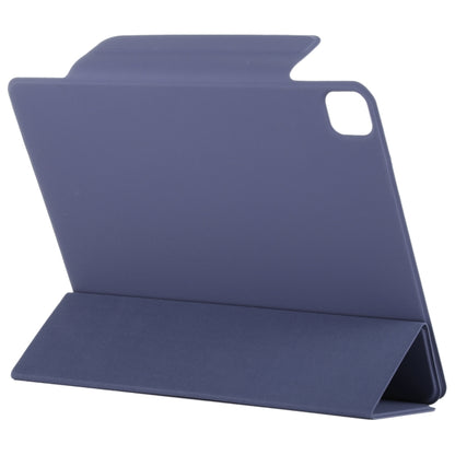 For iPad Pro 11 2022 / 2021 / 2020 / 2018 / Air 2020 10.9 Horizontal Flip Ultra-thin Fixed Buckle Magnetic PU Leather Tablet Case With Three-folding Holder & Sleep / Wake-up Function(Dark Blue) - iPad Pro 11 (2022/2021) Cases by buy2fix | Online Shopping UK | buy2fix