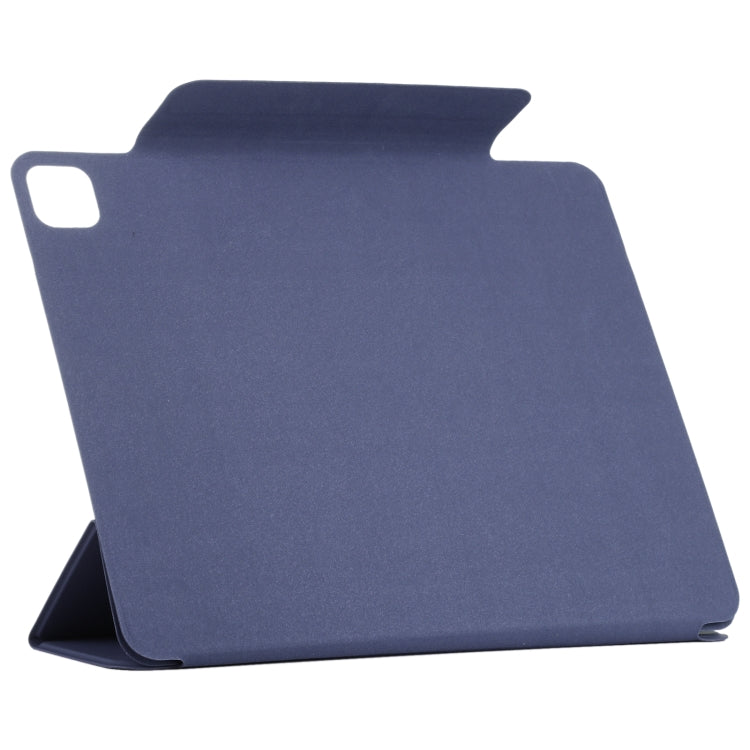 For iPad Pro 11 2022 / 2021 / 2020 / 2018 / Air 2020 10.9 Horizontal Flip Ultra-thin Fixed Buckle Magnetic PU Leather Tablet Case With Three-folding Holder & Sleep / Wake-up Function(Dark Blue) - iPad Pro 11 (2022/2021) Cases by buy2fix | Online Shopping UK | buy2fix