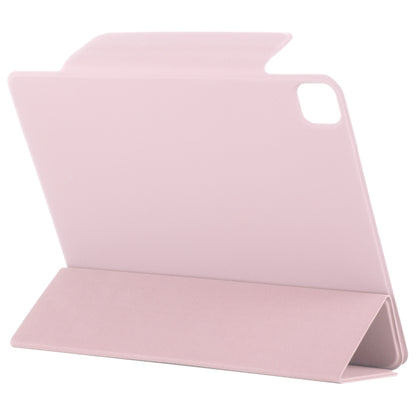 For iPad Pro 11 2022 / 2021 / 2020 / 2018 / Air 2020 10.9 Horizontal Flip Ultra-thin Fixed Buckle Magnetic PU Leather Tablet Case With Three-folding Holder & Sleep / Wake-up Function(Rose Gold) - iPad Pro 11 (2022/2021) Cases by buy2fix | Online Shopping UK | buy2fix
