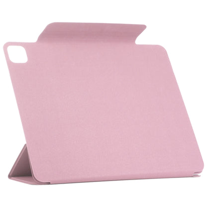 For iPad Pro 11 2022 / 2021 / 2020 / 2018 / Air 2020 10.9 Horizontal Flip Ultra-thin Fixed Buckle Magnetic PU Leather Tablet Case With Three-folding Holder & Sleep / Wake-up Function(Light Pink) - iPad Pro 11 (2022/2021) Cases by buy2fix | Online Shopping UK | buy2fix