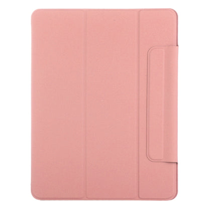 For iPad Pro 11 2022 / 2021 / 2020 / 2018 / Air 2020 10.9 Horizontal Flip Ultra-thin Fixed Buckle Magnetic PU Leather Tablet Case With Three-folding Holder & Sleep / Wake-up Function(Pink) - iPad Pro 11 (2022/2021) Cases by buy2fix | Online Shopping UK | buy2fix