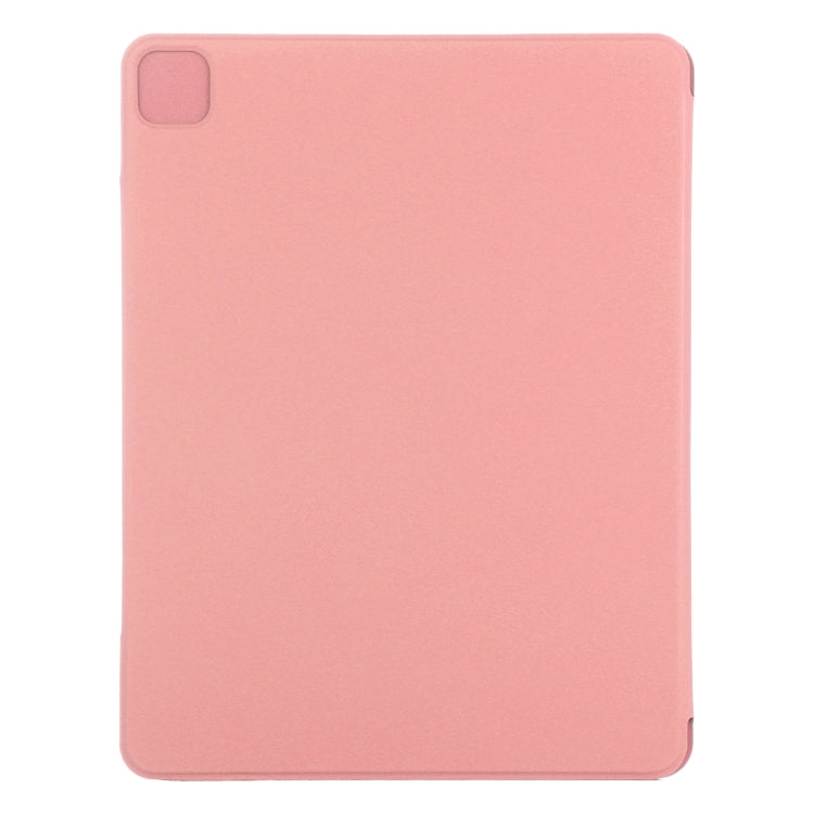 For iPad Pro 11 2022 / 2021 / 2020 / 2018 / Air 2020 10.9 Horizontal Flip Ultra-thin Fixed Buckle Magnetic PU Leather Tablet Case With Three-folding Holder & Sleep / Wake-up Function(Pink) - iPad Pro 11 (2022/2021) Cases by buy2fix | Online Shopping UK | buy2fix