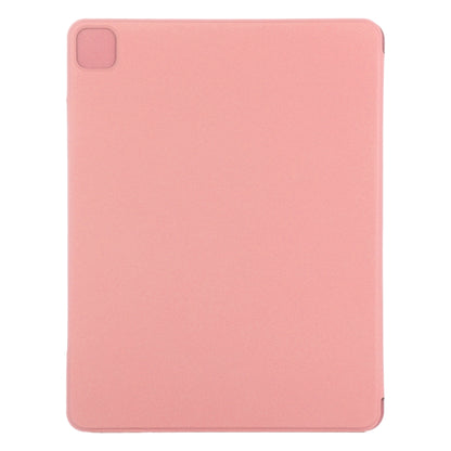 For iPad Pro 11 2022 / 2021 / 2020 / 2018 / Air 2020 10.9 Horizontal Flip Ultra-thin Fixed Buckle Magnetic PU Leather Tablet Case With Three-folding Holder & Sleep / Wake-up Function(Pink) - iPad Pro 11 (2022/2021) Cases by buy2fix | Online Shopping UK | buy2fix