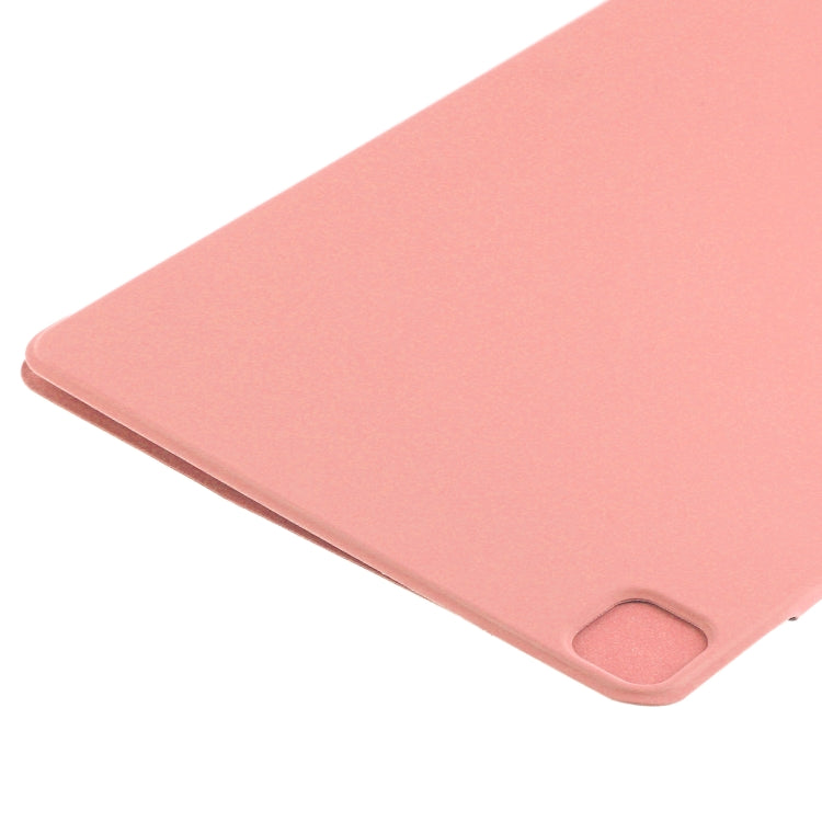 For iPad Pro 11 2022 / 2021 / 2020 / 2018 / Air 2020 10.9 Horizontal Flip Ultra-thin Fixed Buckle Magnetic PU Leather Tablet Case With Three-folding Holder & Sleep / Wake-up Function(Pink) - iPad Pro 11 (2022/2021) Cases by buy2fix | Online Shopping UK | buy2fix