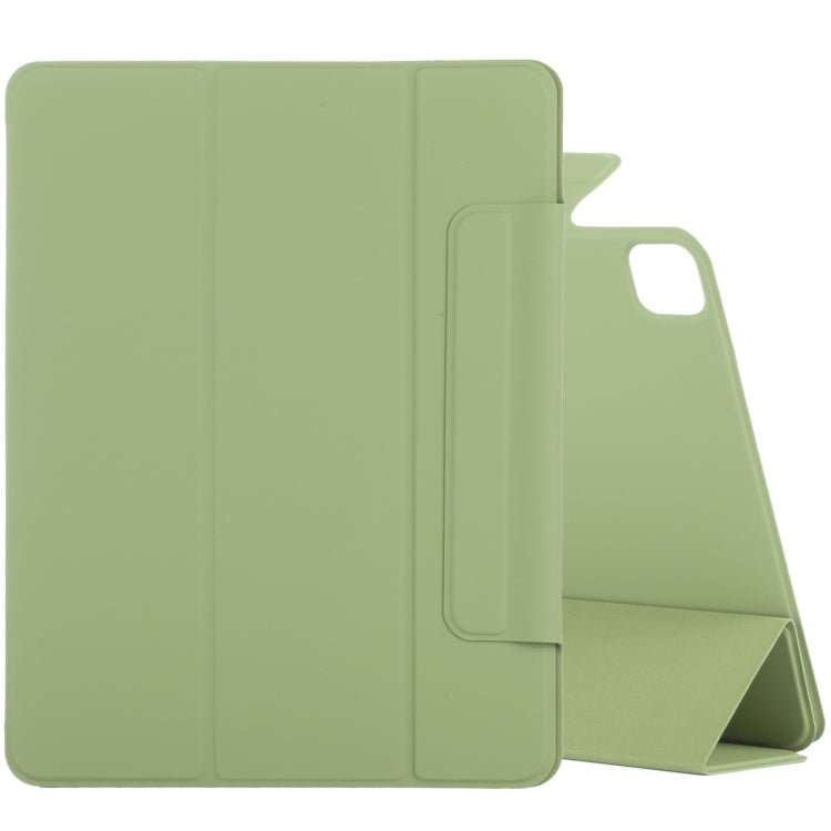 For iPad Pro 11 2022 / 2021 / 2020 / 2018 / Air 2020 10.9 Horizontal Flip Ultra-thin Fixed Buckle Magnetic PU Leather Tablet Case With Three-folding Holder & Sleep / Wake-up Function(Grass Green) - iPad Pro 11 (2022/2021) Cases by buy2fix | Online Shopping UK | buy2fix