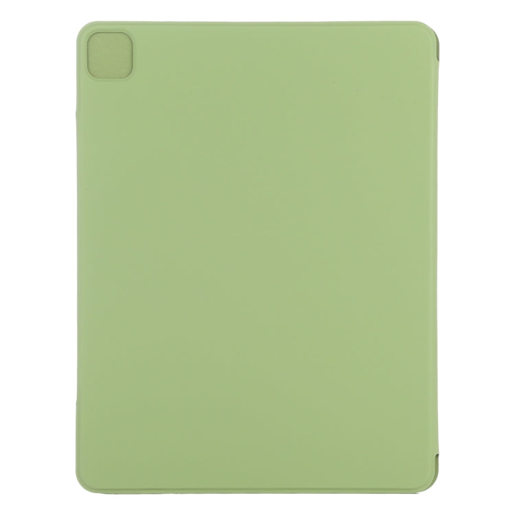 For iPad Pro 11 2022 / 2021 / 2020 / 2018 / Air 2020 10.9 Horizontal Flip Ultra-thin Fixed Buckle Magnetic PU Leather Tablet Case With Three-folding Holder & Sleep / Wake-up Function(Grass Green) - iPad Pro 11 (2022/2021) Cases by buy2fix | Online Shopping UK | buy2fix