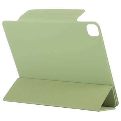 For iPad Pro 11 2022 / 2021 / 2020 / 2018 / Air 2020 10.9 Horizontal Flip Ultra-thin Fixed Buckle Magnetic PU Leather Tablet Case With Three-folding Holder & Sleep / Wake-up Function(Grass Green) - iPad Pro 11 (2022/2021) Cases by buy2fix | Online Shopping UK | buy2fix