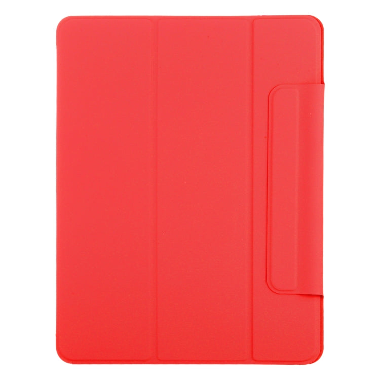 For iPad Air 13 2024 / Pro 12.9 2020 Double-sided Magnetic Flip PU Leather Tablet Case With Holder & Sleep / Wake-up Function(Red) - iPad Pro 12.9 (2020) Cases by buy2fix | Online Shopping UK | buy2fix