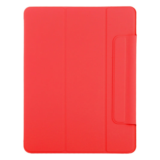 For iPad Air 13 2024 / 2025 / Pro 12.9 2020 Double-sided Magnetic Flip PU Leather Tablet Case With Holder & Sleep / Wake-up Function(Red) by buy2fix