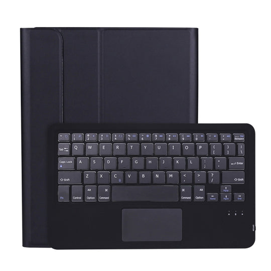 A11B-A Ultra-thin ABS Detachable Bluetooth Keyboard Tablet Case with Touchpad & Pen Slot & Holder for iPad Pro 11 2022 / 2021 / Air 5 / Air 4 (Black)