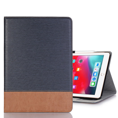 Cross Texture Horizontal Flip PU Leather Case for iPad Air 11 2024 / iPad Pro 11 inch (2018), with Holder & Card Slots & Wallet(Dark Blue) by buy2fix