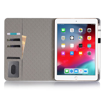Cross Texture Horizontal Flip PU Leather Case for iPad Air 11 2024 / iPad Pro 11 inch (2018), with Holder & Card Slots & Wallet(Dark Blue) by buy2fix
