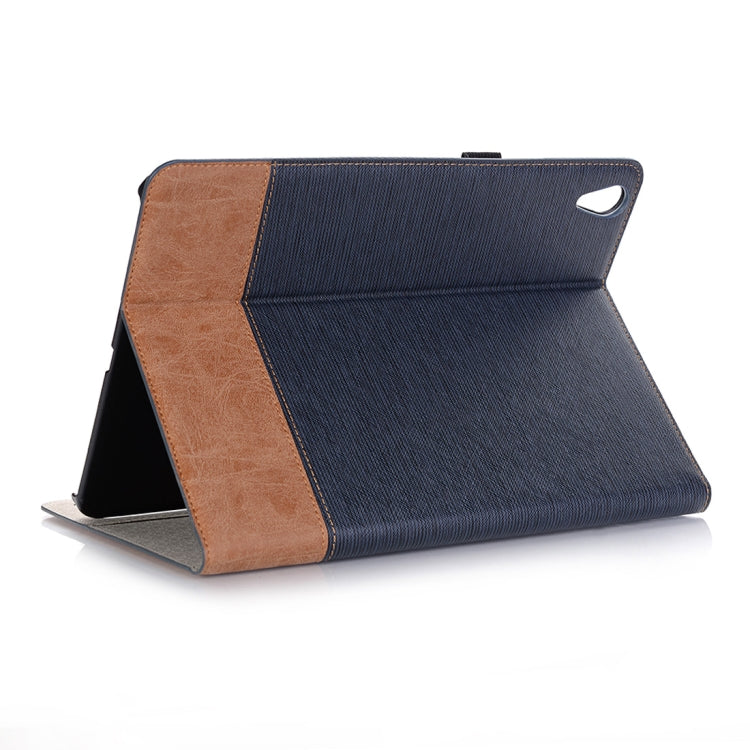 Cross Texture Horizontal Flip PU Leather Case for iPad Air 11 2024 / iPad Pro 11 inch (2018), with Holder & Card Slots & Wallet(Dark Blue) by buy2fix