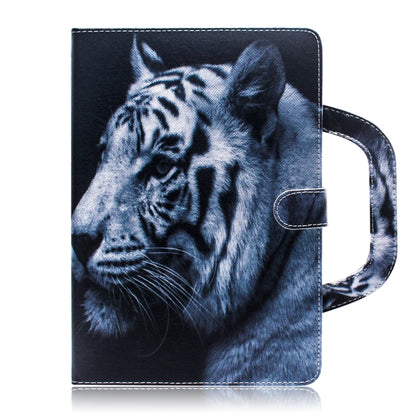 White Tiger Pattern Horizontal Flip Leather Case for iPad Pro 11 Inch (2018), with Holder & Card Slot & Wallet - iPad Pro 11 (2018) Cases by buy2fix | Online Shopping UK | buy2fix