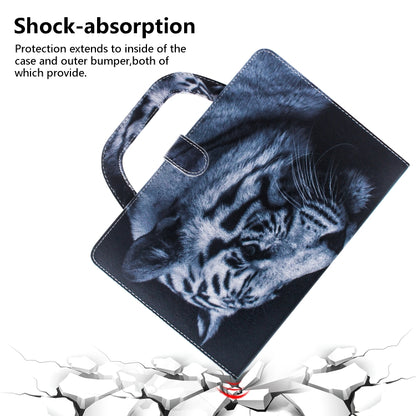 White Tiger Pattern Horizontal Flip Leather Case for iPad Pro 11 Inch (2018), with Holder & Card Slot & Wallet - iPad Pro 11 (2018) Cases by buy2fix | Online Shopping UK | buy2fix