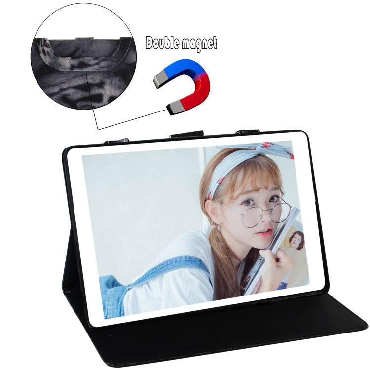 White Tiger Pattern Horizontal Flip Leather Case for iPad Pro 11 Inch (2018), with Holder & Card Slot & Wallet - iPad Pro 11 (2018) Cases by buy2fix | Online Shopping UK | buy2fix