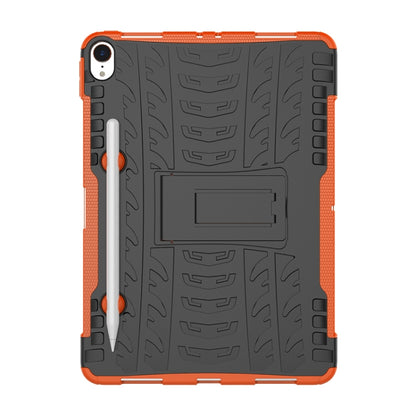 Tire Texture TPU+PC Shockproof Case for iPad Pro 11 inch (2018), with Holder & Pen Slot (Orange) - iPad Pro 11 (2018) Cases by buy2fix | Online Shopping UK | buy2fix