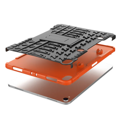 Tire Texture TPU+PC Shockproof Case for iPad Pro 11 inch (2018), with Holder & Pen Slot (Orange) - iPad Pro 11 (2018) Cases by buy2fix | Online Shopping UK | buy2fix