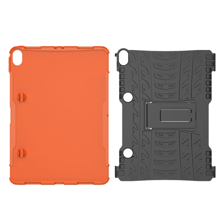 Tire Texture TPU+PC Shockproof Case for iPad Pro 11 inch (2018), with Holder & Pen Slot (Orange) - iPad Pro 11 (2018) Cases by buy2fix | Online Shopping UK | buy2fix