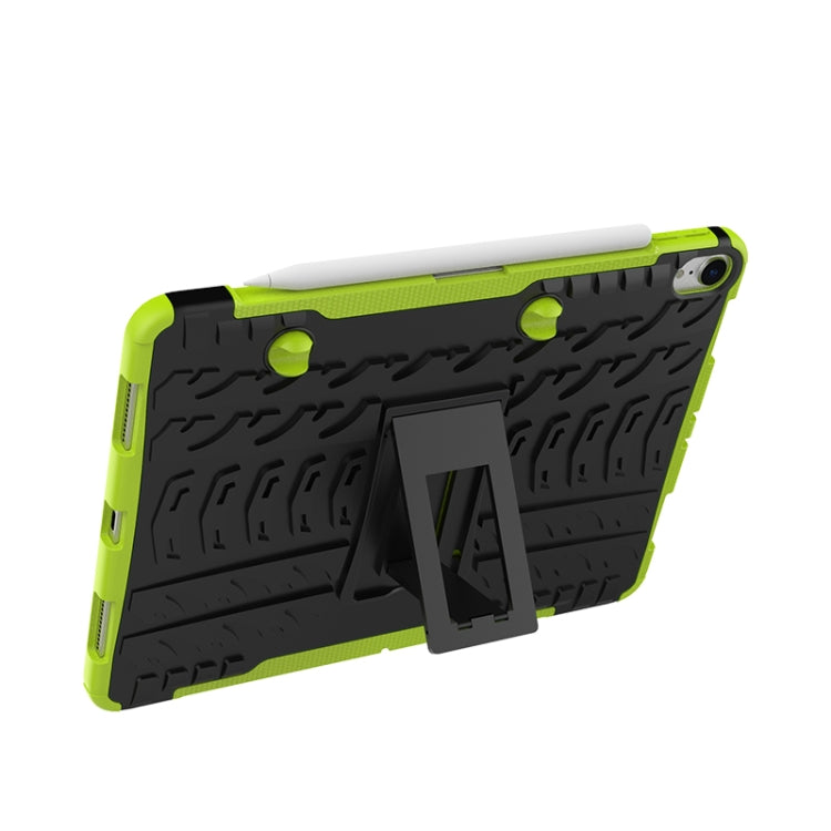 Tire Texture TPU+PC Shockproof Case for iPad Pro 11 inch (2018), with Holder & Pen Slot (Green) - iPad Pro 11 (2018) Cases by buy2fix | Online Shopping UK | buy2fix