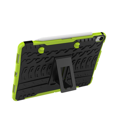 Tire Texture TPU+PC Shockproof Case for iPad Pro 11 inch (2018), with Holder & Pen Slot (Green) - iPad Pro 11 (2018) Cases by buy2fix | Online Shopping UK | buy2fix
