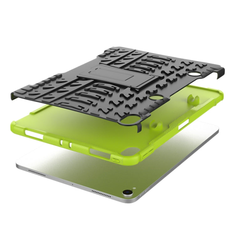 Tire Texture TPU+PC Shockproof Case for iPad Pro 11 inch (2018), with Holder & Pen Slot (Green) - iPad Pro 11 (2018) Cases by buy2fix | Online Shopping UK | buy2fix