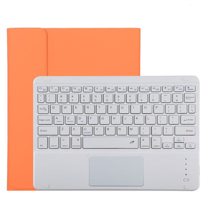 TG11BC Detachable Bluetooth White Keyboard Microfiber Leather Tablet Case for iPad Pro 11 inch (2020), with Touchpad & Pen Slot & Holder (Orange) - For iPad Pro by buy2fix | Online Shopping UK | buy2fix