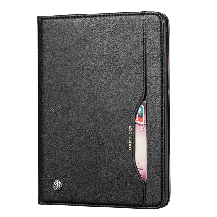 Knead Skin Texture Horizontal Flip Leather Case for iPad Mini 2019, with Photo Frame & Holder & Card Slots & Wallet & Pen Slot (Black) - iPad mini (2019) / mini 5 Cases by buy2fix | Online Shopping UK | buy2fix