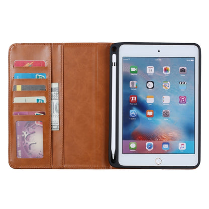 Knead Skin Texture Horizontal Flip Leather Case for iPad Mini 2019, with Photo Frame & Holder & Card Slots & Wallet & Pen Slot (Wine Red) - iPad mini (2019) / mini 5 Cases by buy2fix | Online Shopping UK | buy2fix