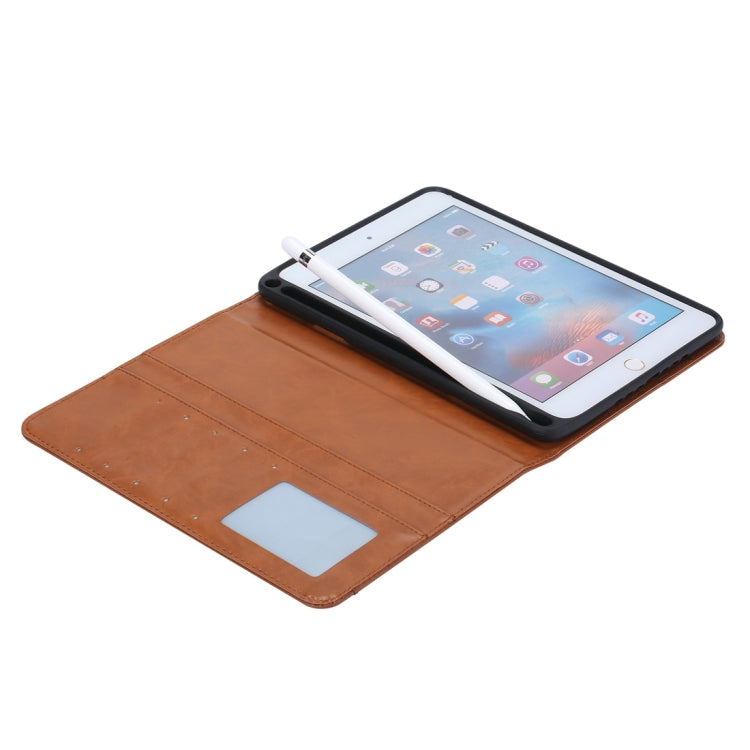 Knead Skin Texture Horizontal Flip Leather Case for iPad Mini 2019, with Photo Frame & Holder & Card Slots & Wallet & Pen Slot (Wine Red) - iPad mini (2019) / mini 5 Cases by buy2fix | Online Shopping UK | buy2fix