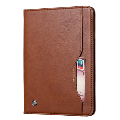 Knead Skin Texture Horizontal Flip Leather Case for iPad Mini 2019, with Photo Frame & Holder & Card Slots & Wallet & Pen Slot (Brown) - iPad mini (2019) / mini 5 Cases by buy2fix | Online Shopping UK | buy2fix