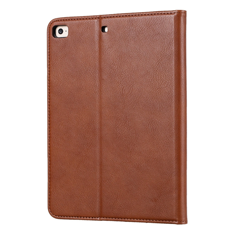 Knead Skin Texture Horizontal Flip Leather Case for iPad Mini 2019, with Photo Frame & Holder & Card Slots & Wallet & Pen Slot (Brown) - iPad mini (2019) / mini 5 Cases by buy2fix | Online Shopping UK | buy2fix