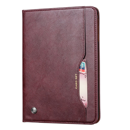 Knead Skin Texture Horizontal Flip Leather Case for iPad Air 2019 10.5 inch, with Photo Frame & Holder & Card Slots & Wallet & Pen Slot (Wine Red) - iPad Air (2019) Cases by buy2fix | Online Shopping UK | buy2fix