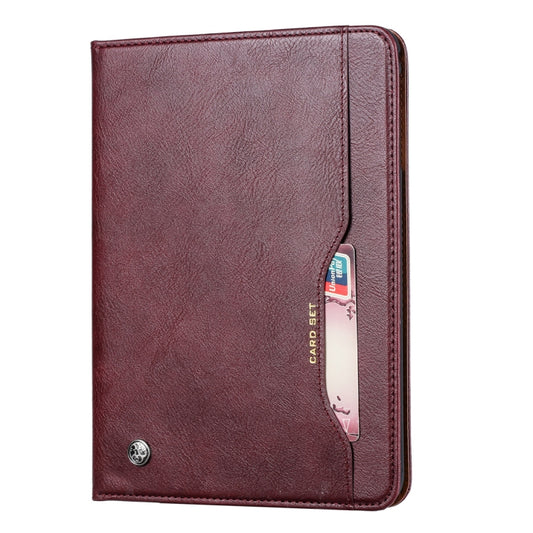 Knead Skin Texture Horizontal Flip Leather Case for iPad Air 2019 10.5 inch, with Photo Frame & Holder & Card Slots & Wallet & Pen Slot (Wine Red) - iPad Air (2019) Cases by buy2fix | Online Shopping UK | buy2fix