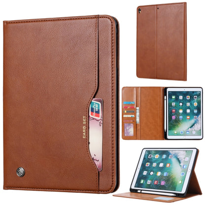 Knead Skin Texture Horizontal Flip Leather Case for iPad Air 2019 10.5 inch, with Photo Frame & Holder & Card Slots & Wallet & Pen Slot (Brown) - iPad Air (2019) Cases by buy2fix | Online Shopping UK | buy2fix