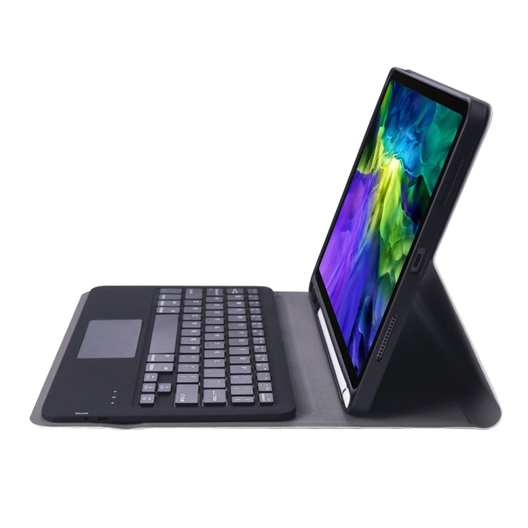 A11B-A 2020 Ultra-thin ABS Detachable Bluetooth Keyboard Tablet Case for iPad Pro 11 inch (2020), with Touchpad & Pen Slot & Holder (Dark Blue) - For iPad Pro by buy2fix | Online Shopping UK | buy2fix