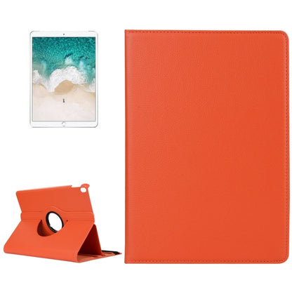 Litchi Texture 360 Degree Spin Multi-function Horizontal Flip Leather Protective Case with Holder for iPad Pro 10.5 inch / iPad Air (2019) (Orange) - iPad Pro 10.5 inch Cases by buy2fix | Online Shopping UK | buy2fix