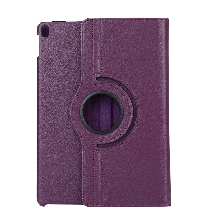 Litchi Texture 360 Degree Spin Multi-function Horizontal Flip Leather Protective Case with Holder for iPad Pro 10.5 inch / iPad Air (2019) (Purple) - iPad Pro 10.5 inch Cases by buy2fix | Online Shopping UK | buy2fix