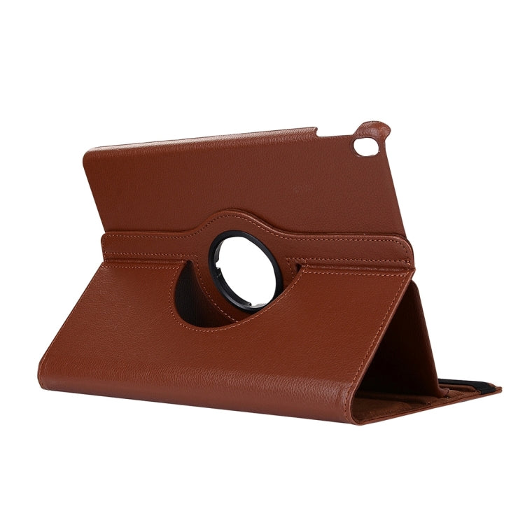 Litchi Texture 360 Degree Spin Multi-function Horizontal Flip Leather Protective Case with Holder for iPad Pro 10.5 inch / iPad Air (2019) (Brown) - iPad Pro 10.5 inch Cases by buy2fix | Online Shopping UK | buy2fix
