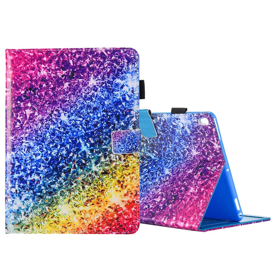 For iPad Pro 10.5 inch Colorful Crystal Print Horizontal Flip PU Leather Protective Case with Holder & Card Slots & Photo Frame - iPad Pro 10.5 inch Cases by buy2fix | Online Shopping UK | buy2fix
