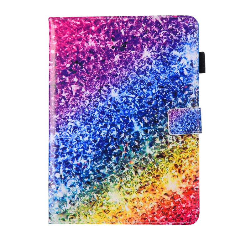 For iPad Pro 10.5 inch Colorful Crystal Print Horizontal Flip PU Leather Protective Case with Holder & Card Slots & Photo Frame - iPad Pro 10.5 inch Cases by buy2fix | Online Shopping UK | buy2fix