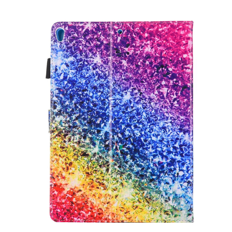 For iPad Pro 10.5 inch Colorful Crystal Print Horizontal Flip PU Leather Protective Case with Holder & Card Slots & Photo Frame - iPad Pro 10.5 inch Cases by buy2fix | Online Shopping UK | buy2fix