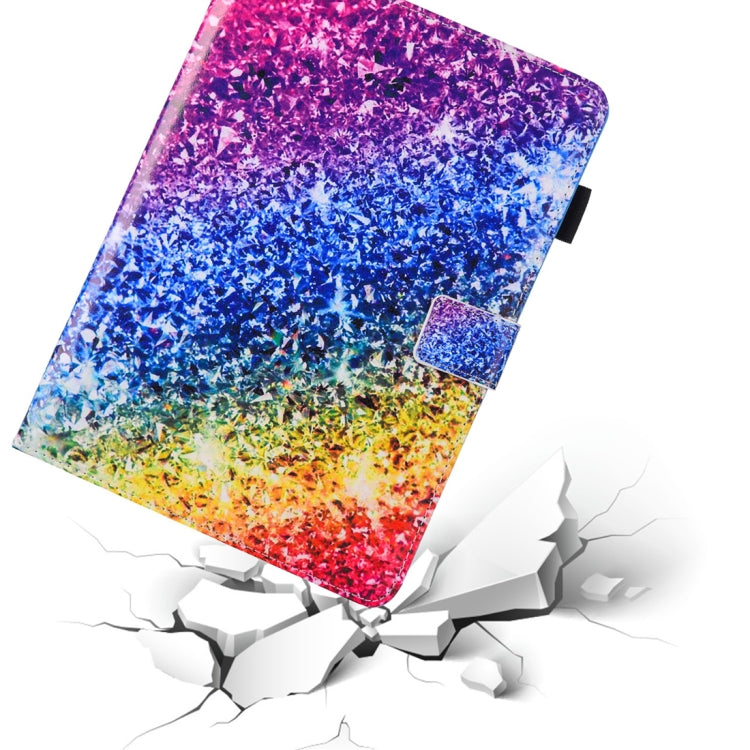 For iPad Pro 10.5 inch Colorful Crystal Print Horizontal Flip PU Leather Protective Case with Holder & Card Slots & Photo Frame - iPad Pro 10.5 inch Cases by buy2fix | Online Shopping UK | buy2fix